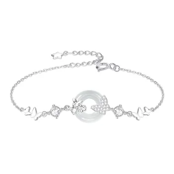 OGDAID S925 Silver Bracelets Women's