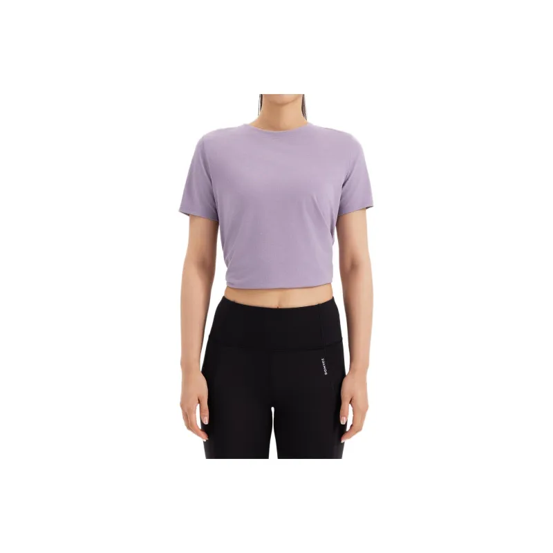 DECATHLON Regular T Shirt Women's Smoky Purple-0