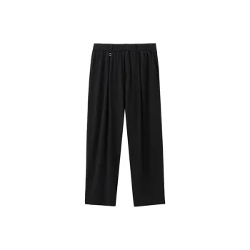 PEACEBIRD MEN Casual Pants Men Black 1 Straight Fit