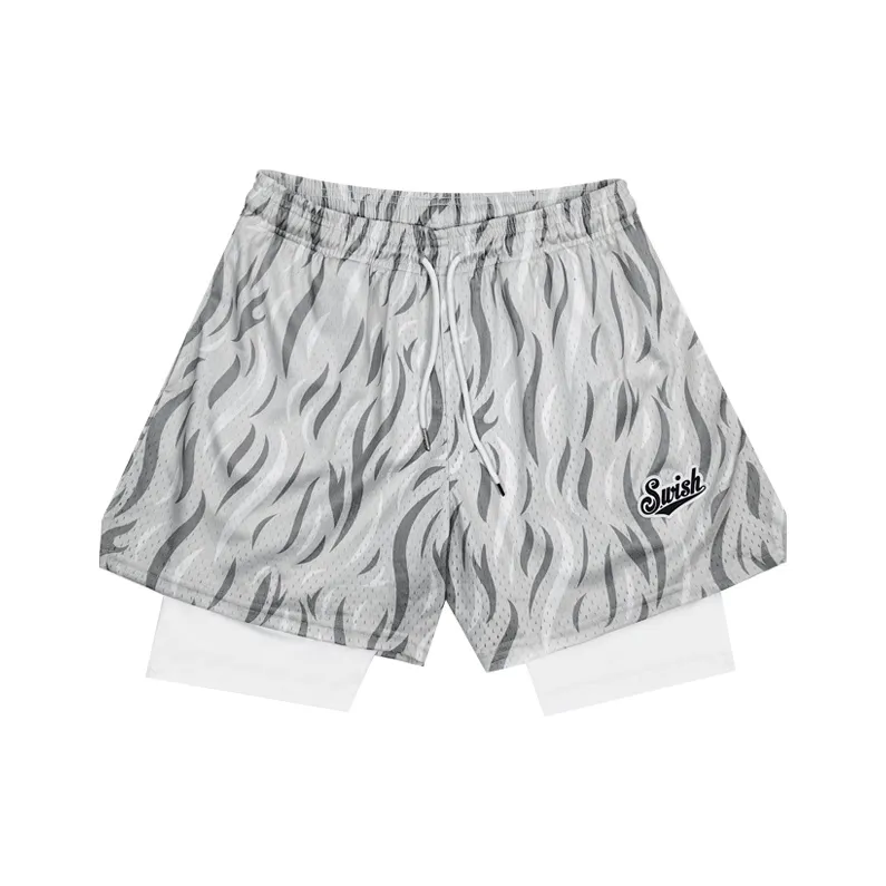 SWISH THE BALL IN Basketball Shorts Unisex-3