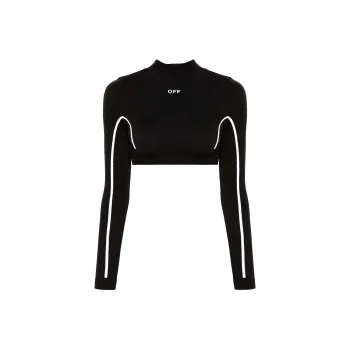 OFF-WHITE Off Stamp Cropped Top