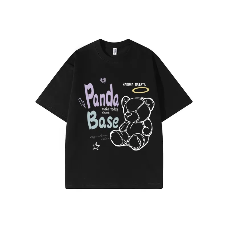 PANDA BASE T Shirts Unisex-2