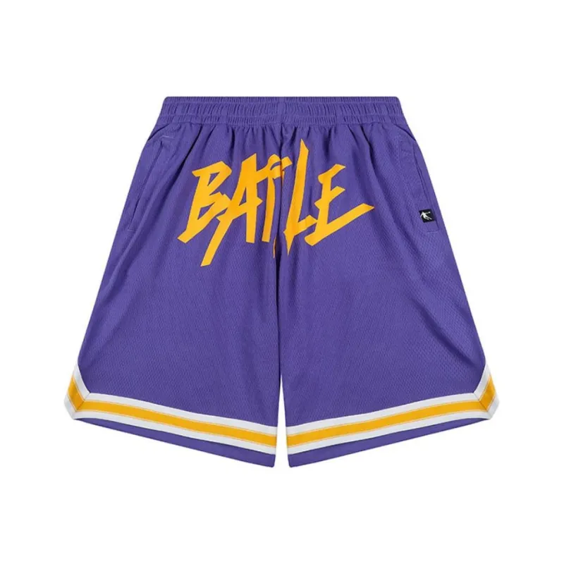 QIAODAN Basketball Shorts Unisex Dream Realm Purple-0