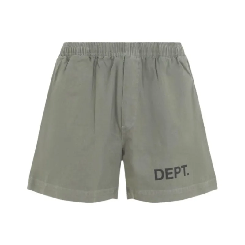 Gallery Dept. Logo print Cotton Shorts-0