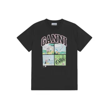 GANNI Printed T shirt