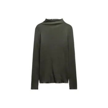 ZARA Drop Shoulder Sleeve T-Shirt Women's Khaki