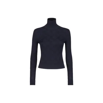 FENDI SS22 Sweater Women's Navy Blue