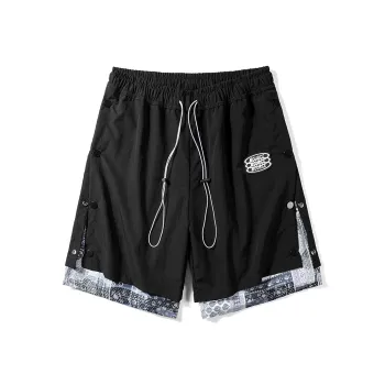 UNIWOLF Casual Shorts Unisex Black