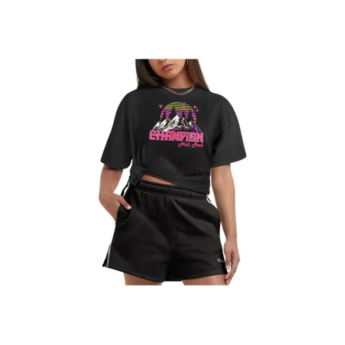 Champion Crop Tops Women's Black