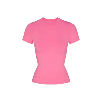 SKIMS T Shirt Women's SUGAR PINK/Candy Pink