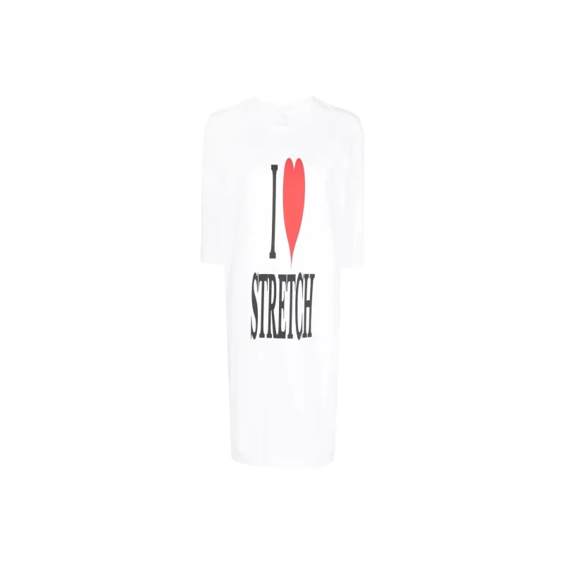 Doublet Slogan print Longline T shirt-0