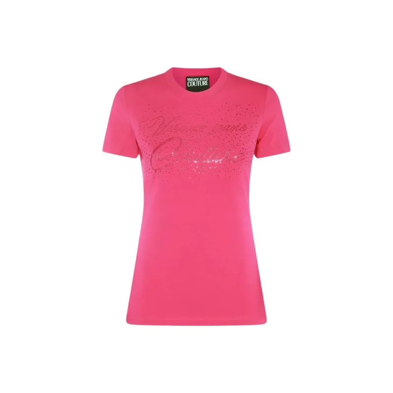 VERSACE JEANS COUTURE T Shirt Women's Pink-0