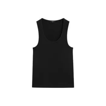 Massimo Dutti Tank Tops Women's Black