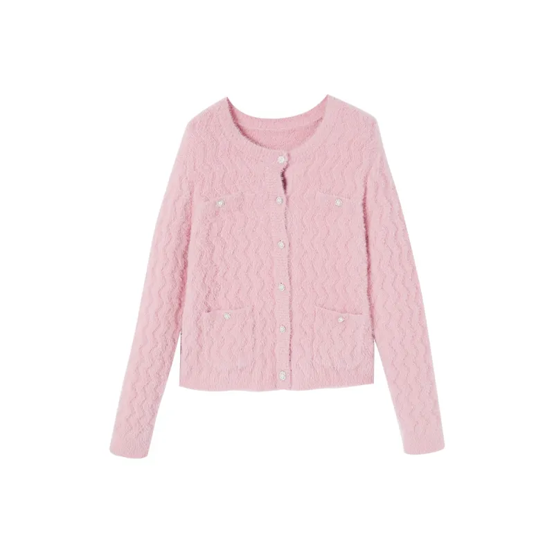 XIANGYING Sweaters Women's Pink-0