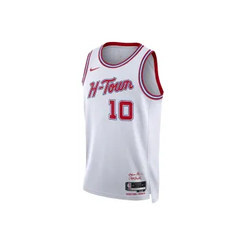 Nike Dri Fit Basketball Jersey SW Fan Edition 23 24 Houston Rockets, Jabari Smith Jr. Size 10 Men's White