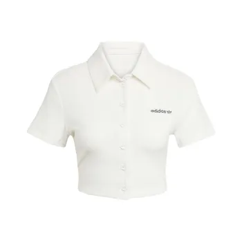 Adidas Originals Striped Towel Button Up Tee