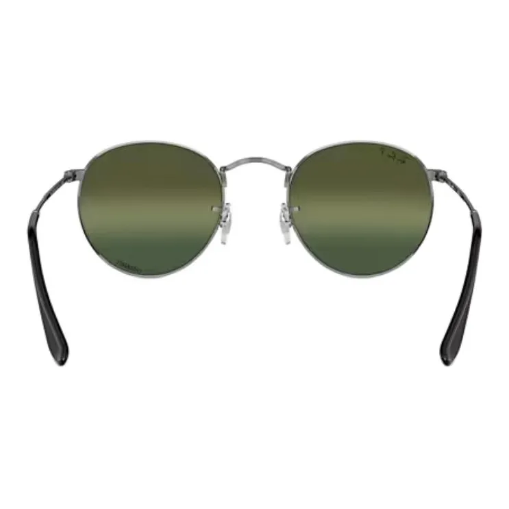 RayBan Round Metal Chromance Round frame Sunglasses-2