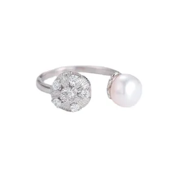 ZHENZHUAOMI Pearl Rings Women's