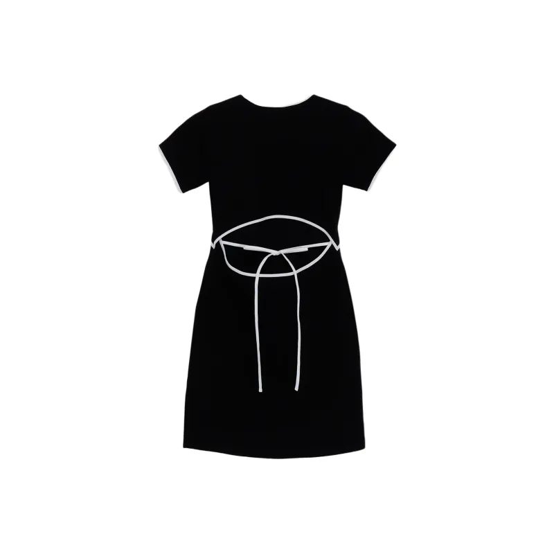 PUMA Short Sleeved Dress Women's Black-1