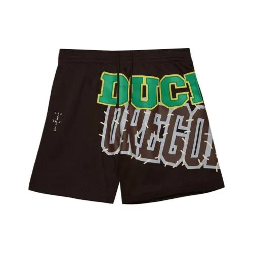 Travis Scott X Mitchell & Ness Oregon Ducks Basketball Shorts