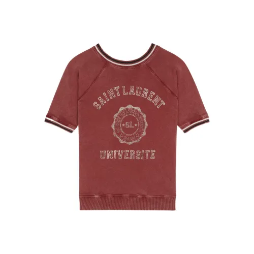 SAINT LAURENT T Shirt Women's Red