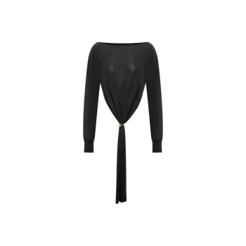 PHILOSOPHY DI LORENZO SERAFINI Boat Neck Knitted Jumper