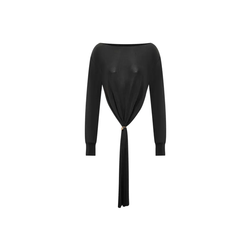PHILOSOPHY DI LORENZO SERAFINI Boat Neck Knitted Jumper-0