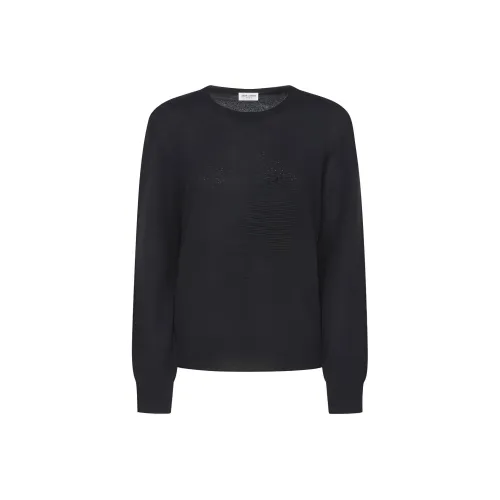 SAINT LAURENT Crewneck Long Sleeved Jumper