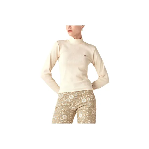 Dickies Marysville High Neck T-Shirt T-Shirt Women's Beige