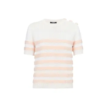 BALMAIN T Shirts Women's White