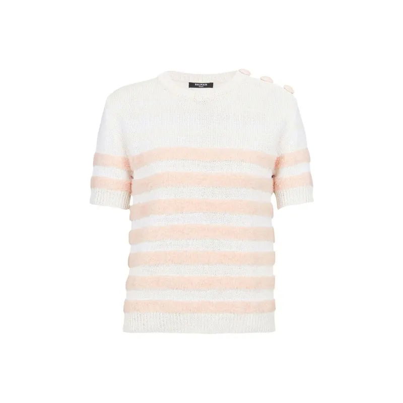 BALMAIN T Shirts Women's White-0