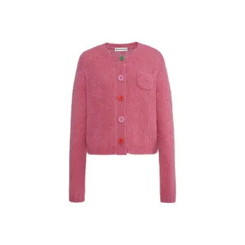 Short Sentence Sweater Women's Fuchsia
