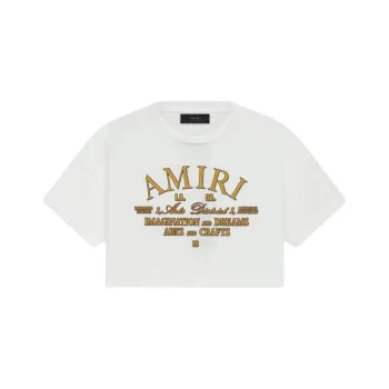 AMIRI Arts District Cropped Tee 'White'