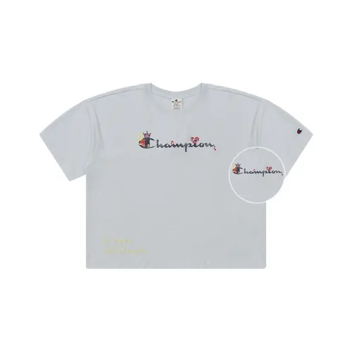 Champion SS22 T Shirt Women's Gray Blue