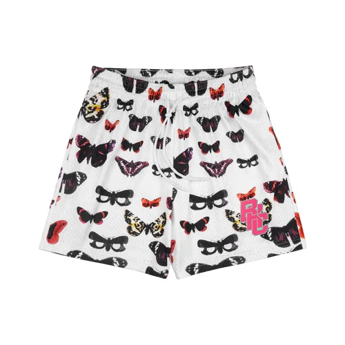 BKCXZICE American Vintage Butterfly Print Sports Shorts Comfortable Five Pocket Basketball Shorts For Summer Unisex