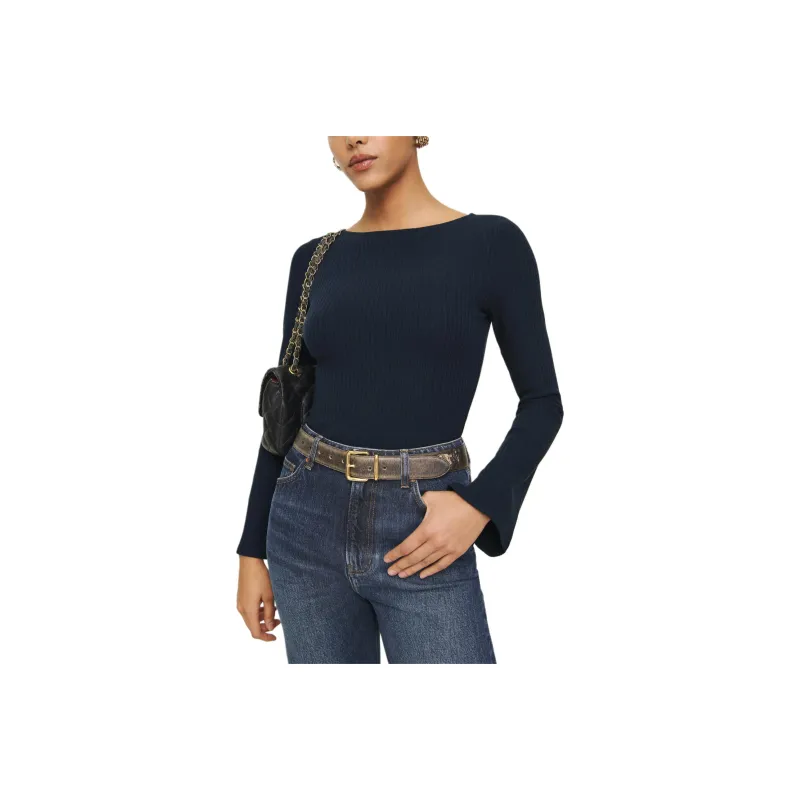 REFORMATION T Shirt Women's Midnight Blue-0