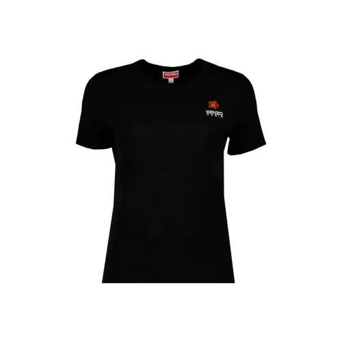 KENZO X Nigo Women'ss Boke Flower Crest T Shirt Black