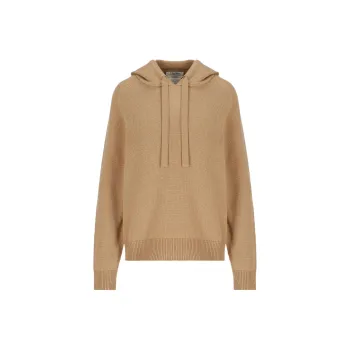 'S MAX MARA Drawstring Knitted Hoodie