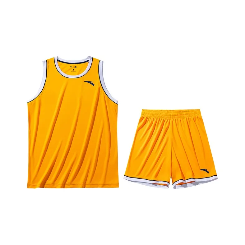 Anta Basketball Collection Casual Sportswear Men's Stone Orange Yellow/Pure White/Heaven Blue-0
