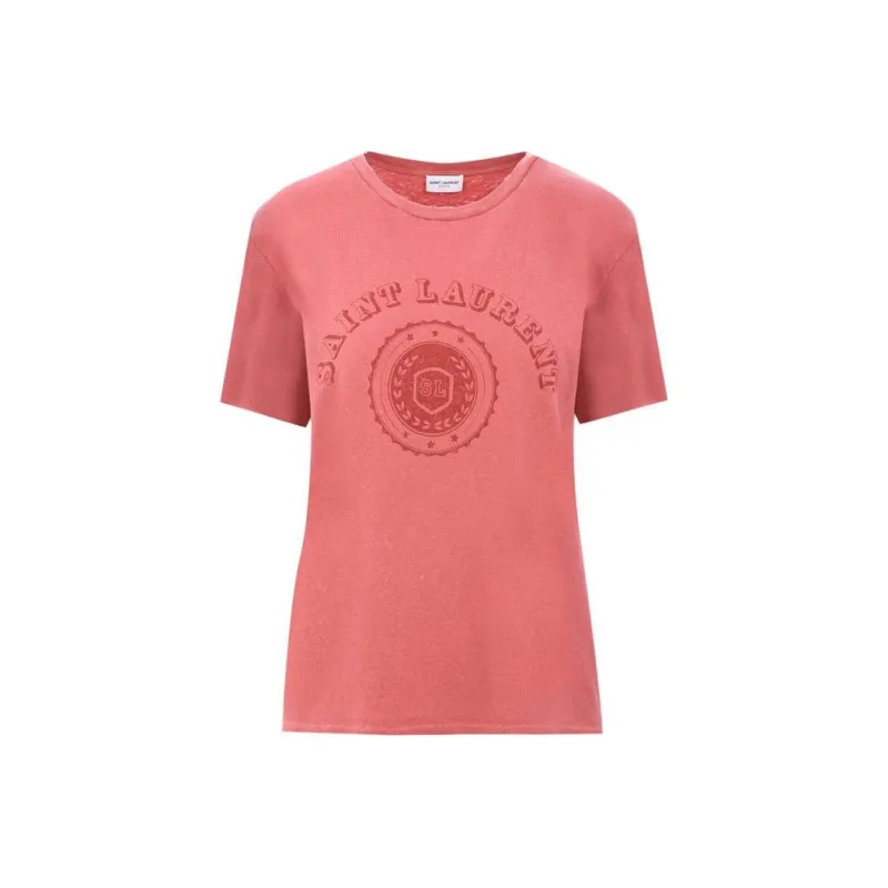 SAINT LAURENT T Shirt Women's Pink-0