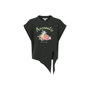 URBAN REVIVO T Shirts Women's Dark Gray