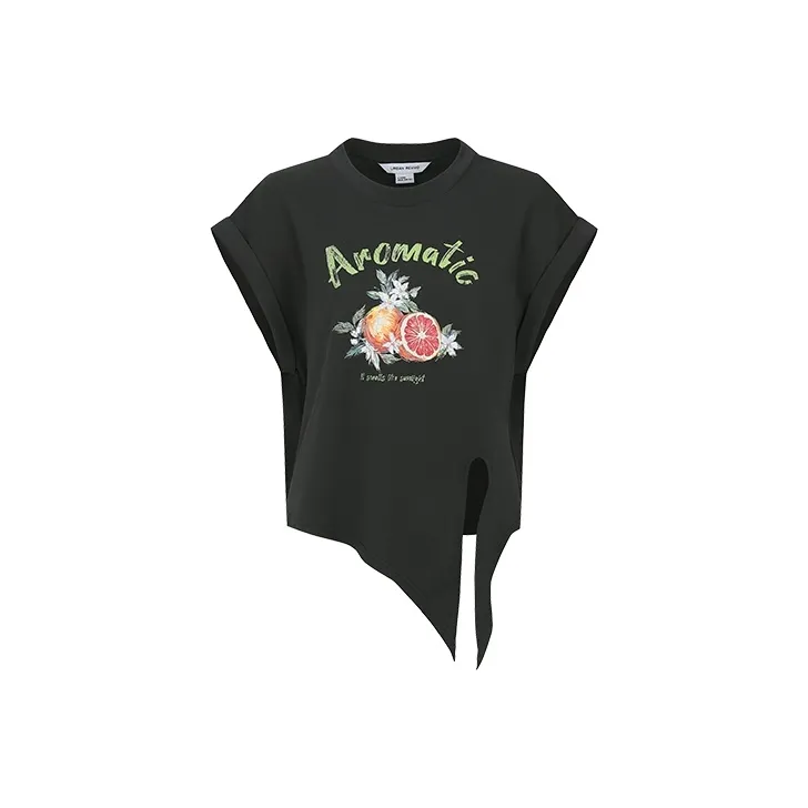 URBAN REVIVO T Shirt Women's Dark Gray-0