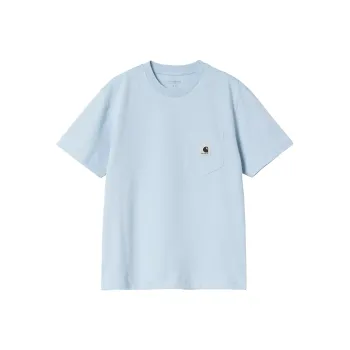 Carhartt WIP S/S Pocket T Shirts Women's Sky Blue