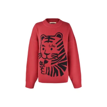 Cubic Sweaters Women's Red