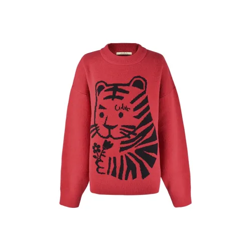 Cubic Sweaters Women's Red