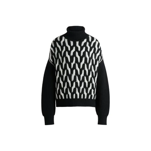 HUGO BOSS Cable knit Wool Sweater