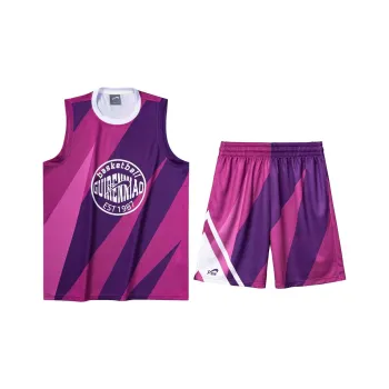 K bird Basketball Suit Unisex Purple