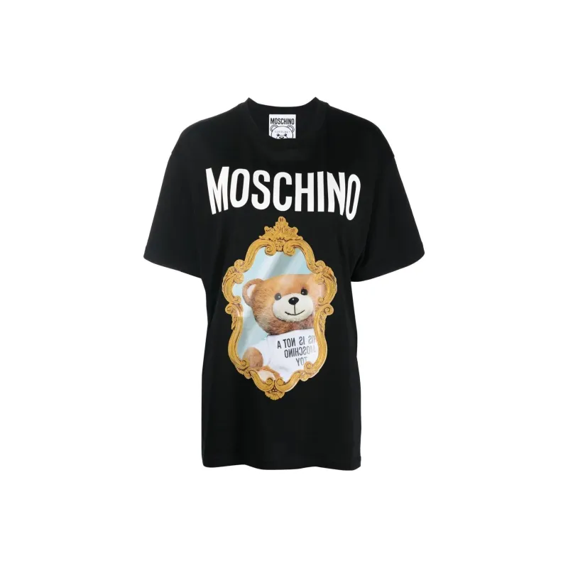 MOSCHINO FW22 Regular T Shirt Women's Black-0