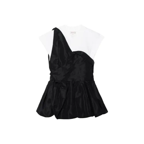 Alexander McQueen Layered Ruched T Shirt