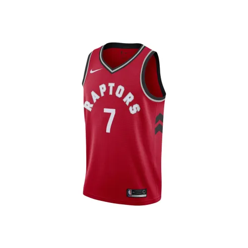 Nike NBA Collaboration Kyle Lowry Raptors Icon Edition Basketball Jerseys Men's Red